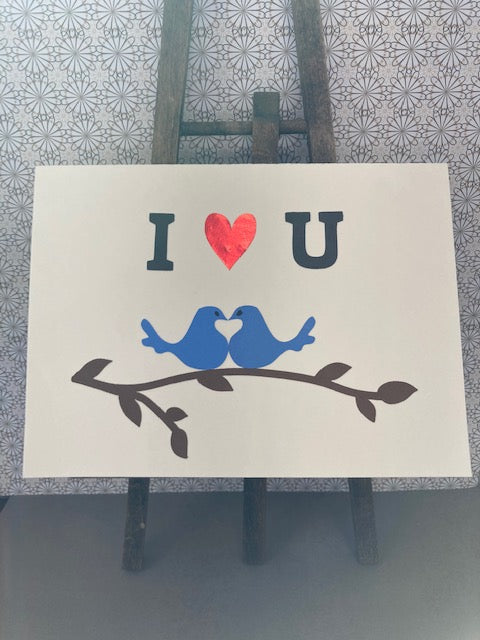 Valentines - I Love You Birds