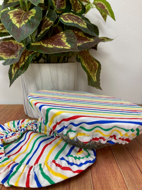 Fabric - Bowl Covers Set of 3, Striped