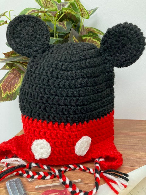 Crocheted - Kids Mickey Mouse Hat
