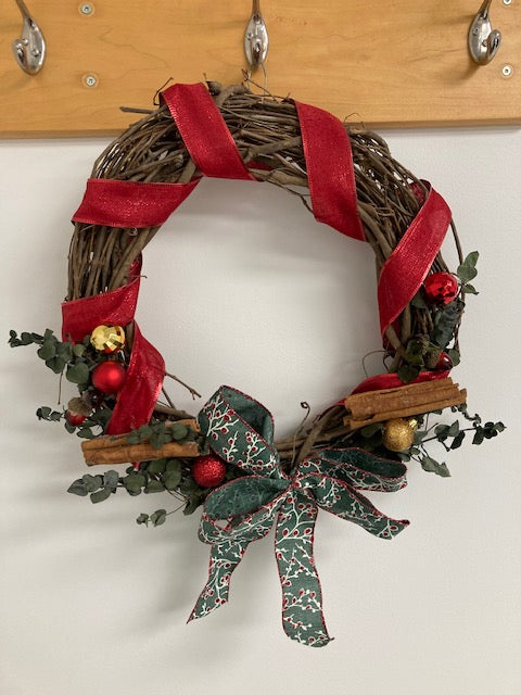 Christmas Wreath - Red and Green