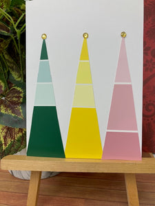 Winter - Christmas Trees Paint Chips