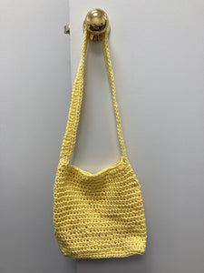 Crocheted - Bag, Yellow