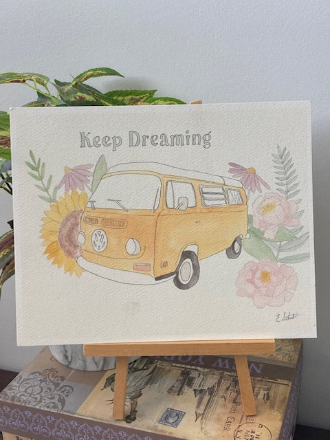 Keep Dreaming Bus Print