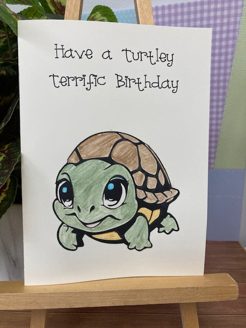 Happy Birthday - Turtley Terrific Birthday