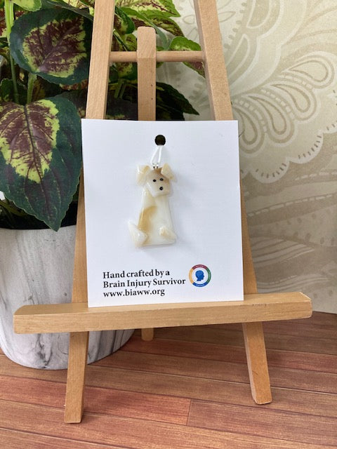 Ornament - Dog, Cream