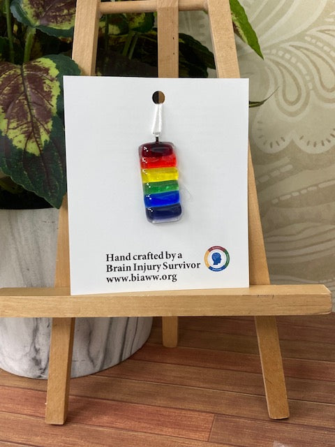 Pendant - Rainbow Translucent 4 cm