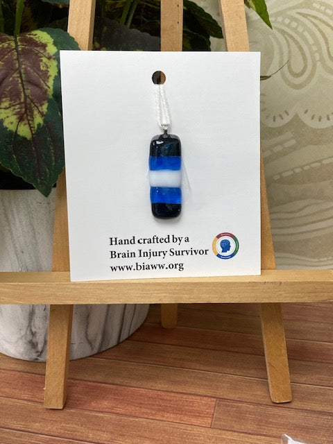 Pendant - Blue Stripe