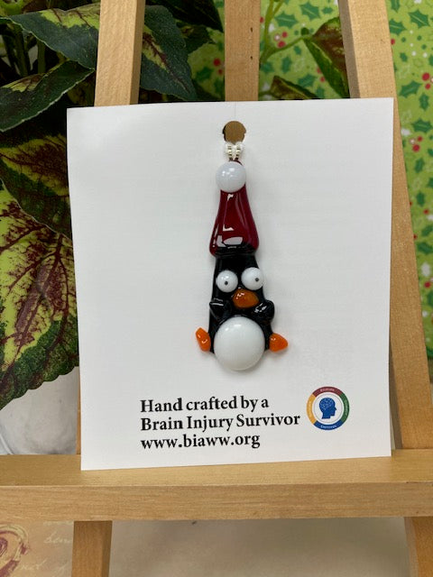Ornament - Penguin, Red Hat