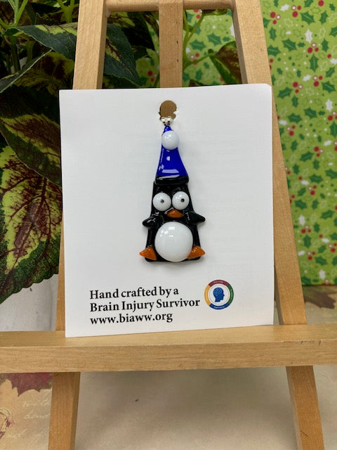 Ornament - Penguin, Blue Hat