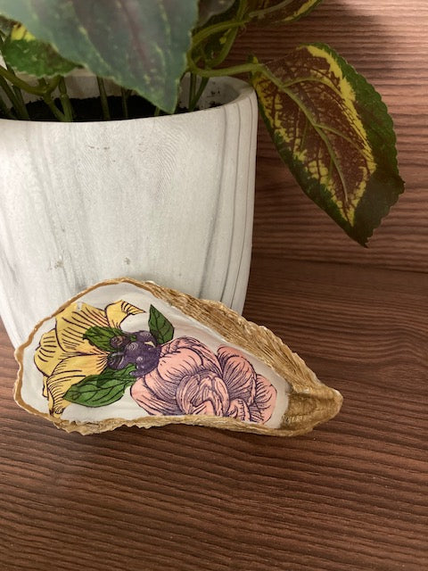 Shell Trinket Dishes - Flowers