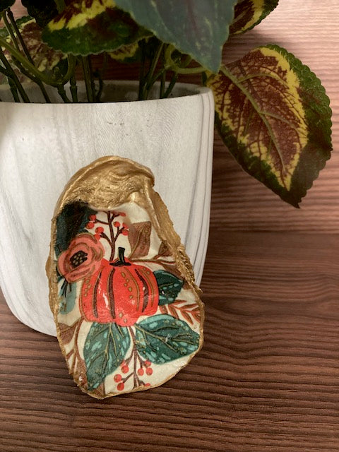 Shell Trinket Dishes - Pumpkin