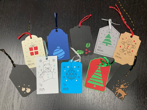 Christmas Gift Tags -  10 pack