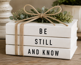 Decorative Book Stack - Customizable Options