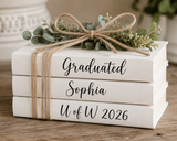 Decorative Book Stack - Customizable Options