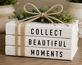 Decorative Book Stack - Customizable Options