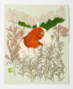 Pressed Flower Art - 8x10" Out in the Field