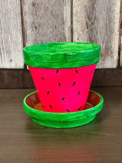 Flower Pot - Watermelon
