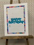 Happy Birthday - Happy Birthday Embossed Cupcakes Blue