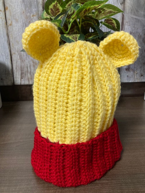 Crocheted - Kids Pooh Hat