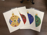 Christmas - Fabric Ornaments with Bling