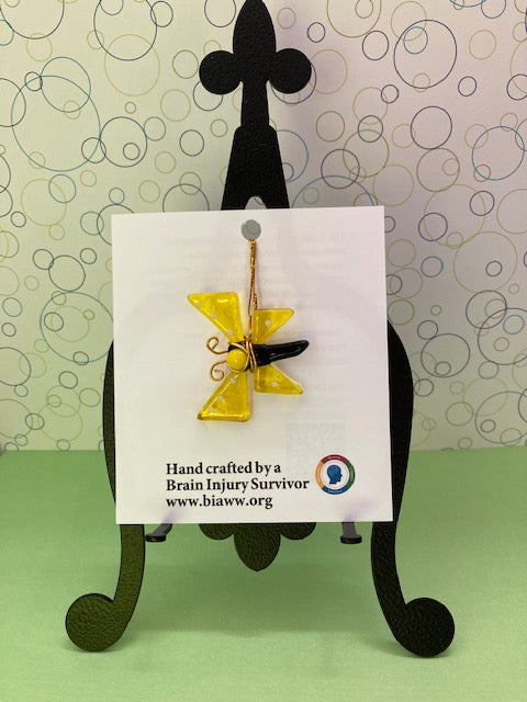 Ornament - Butterfly, Yellow