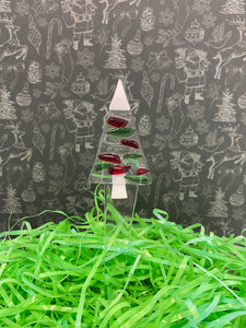 Plant Picks - Clear, Red and Green Striped Tree